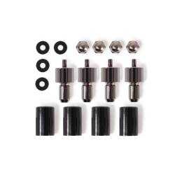 Kit di montaggio alphacool core push 25 mm m3/m4/unc 6-32 nero/argento