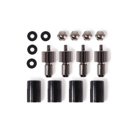 Kit di montaggio alphacool core push 25 mm m3/m4/unc 6-32 nero/argento
