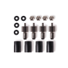 Kit di montaggio alphacool core push 25 mm m3/m4/unc 6-32 nero/argento