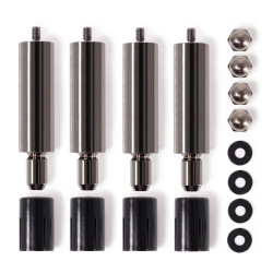 Kit di montaggio alphacool core push 50 mm m3/m4/unc 6-32 nero/argento