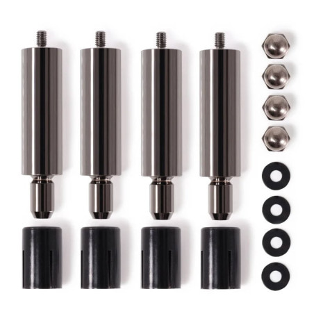 Kit di montaggio alphacool core push 50 mm m3/m4/unc 6-32 nero/argento