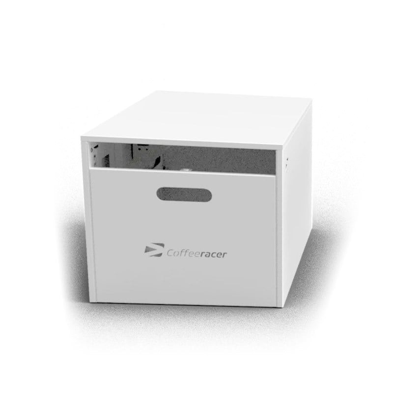 Cockpit da corsa coffeeracer go bianco