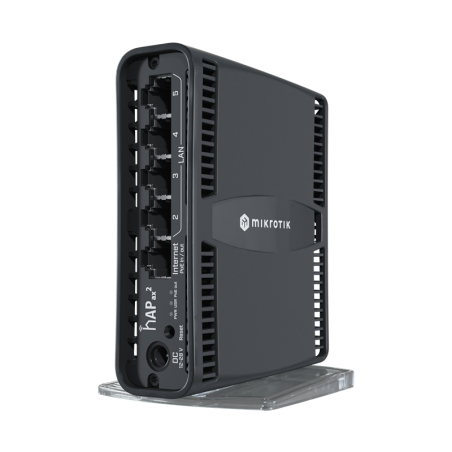 Router wireless mikrotik hap ax2 gigabit ethernet dual-band (2,4ghz/5ghz)