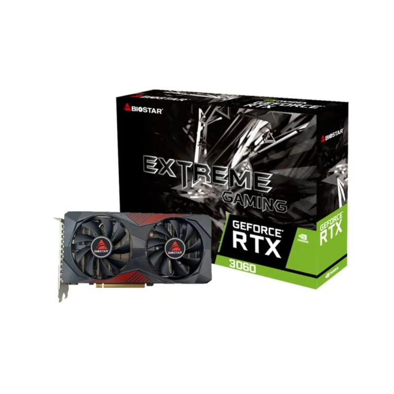 Scheda video nvidia biostar rtx 3060 12gb [vn3606rml9]