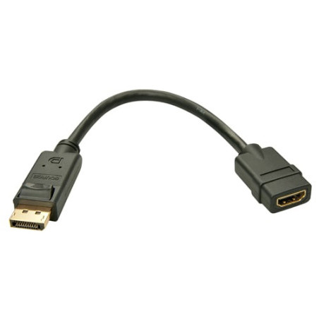 adattatore convertitore lindy displayport a hdmi nero [41005]