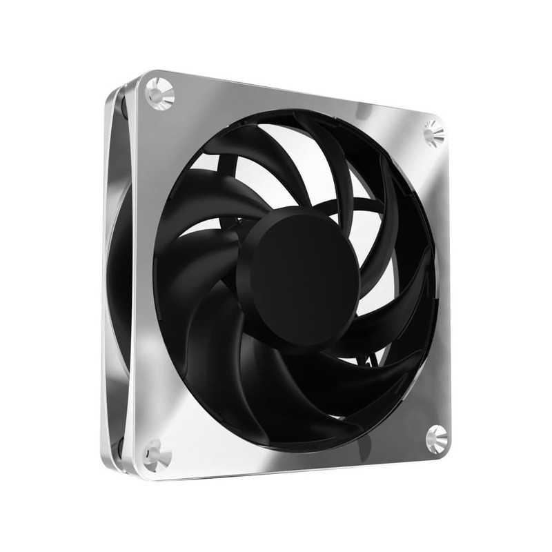 Ventola 120x120 alphacool apex stealth metall 120mm cromo [13824]