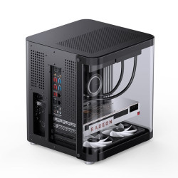 Case jonsbo tk-1 2.0 vetro arrotondato itx/matx nero