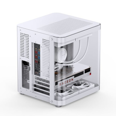 Case jonsbo tk-1 2.0 vetro temperato atx/matx bianco