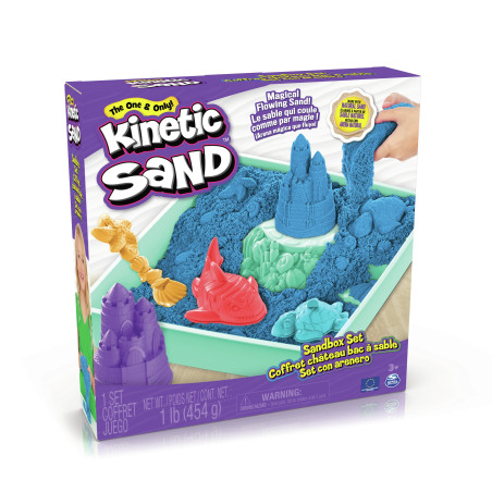 Set da gioco spinmaster kinetic sand castello di sabbia multicolore[6067478]