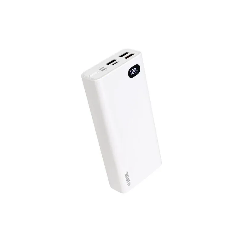 Batteria portatile ibox ip820 powerbank 20000mah bianco [azibxuapip82000]