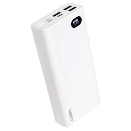 Batteria portatile ibox ip820 powerbank 20000mah bianco [azibxuapip82000]