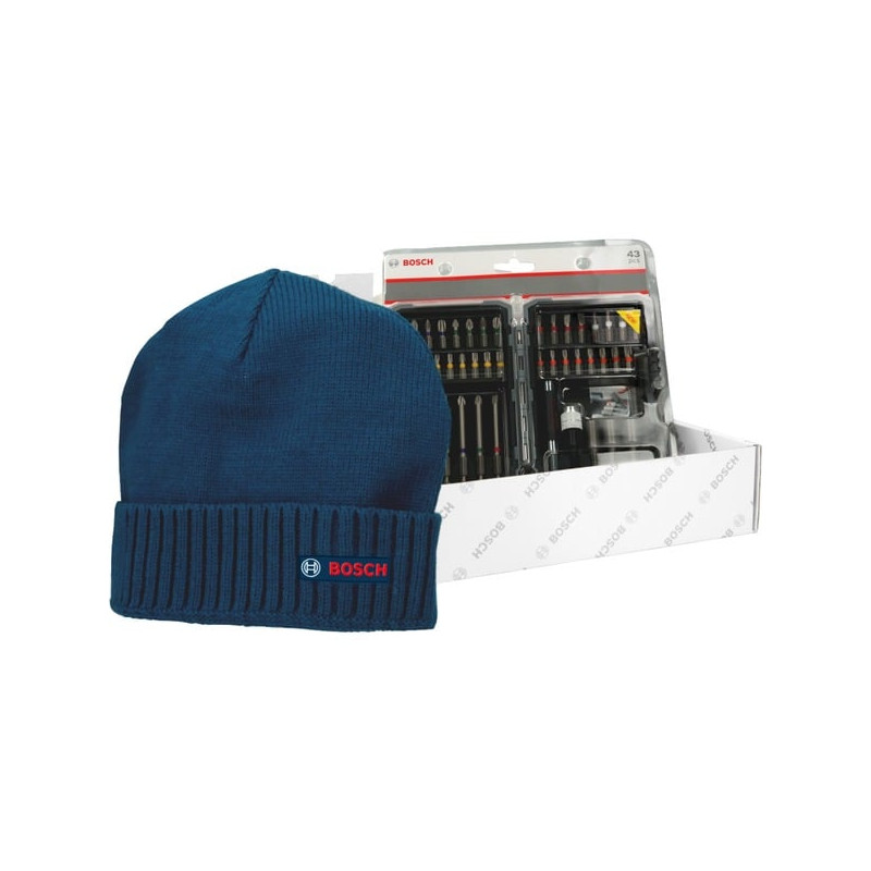 Set punte bosch per cacciavite christmas set blu 43pz [0615997658]