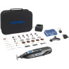Utensile multifunzione dremel 8240-3/45 kit a batteria 12v 2ah
