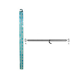 Bastone tenda doccia aglaia 140/260 estensibile 02624 [aglaia]