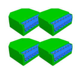 Dimmer 2 shelly interruttore con regolatore di tensione verde [bushdimm2]