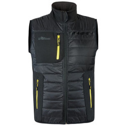 Gilet da lavoro u-power wall taglia l nero carbonio [fu278bc-l]
