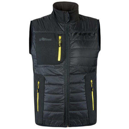 Gilet da lavoro u-power wall taglia m nero carbonio [fu278bc-m]