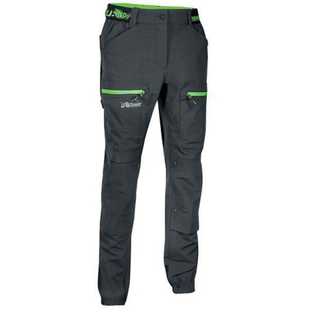 Pantalone da lavoro u-power horizon l grigio asfalto/verde [fu267rl-l]