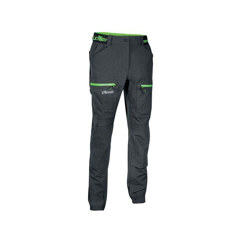 Pantalone da lavoro u-power horizon m grigio asfalto/verde [fu267rl-m]
