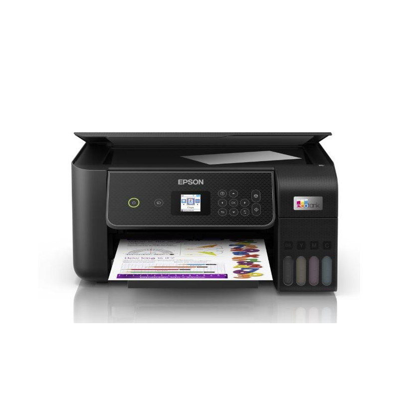 Stampante epson ecotank et-2870 multifunzione a4 nero [c11cj66421]