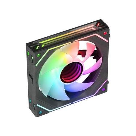 Ventola 120x120 mars gaming mf-linkfinity pwm 120mm argb nero
