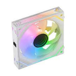 Ventola 120x120 mars gaming mf-linkfinity pwm 120mm argb bianco