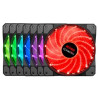 Ventola 120x120 mars gaming mfrgb 120mm rgb nero [mfrgb]