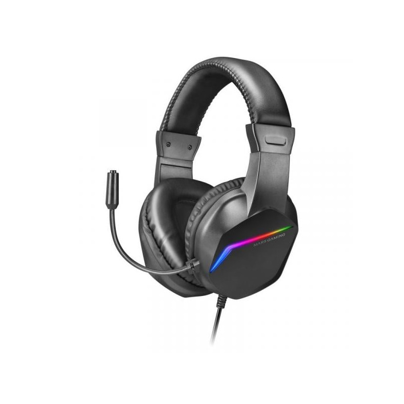 Cuffie mars gaming mh122 frgb rainbow hifi con microfono cablato