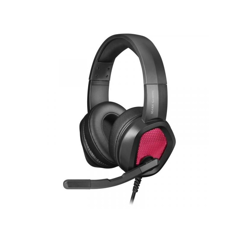 Cuffie mars gaming mh320 rgb con microfono cablato jack 3.5 nero