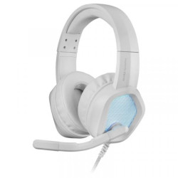 Cuffie mars gaming mh320 rgb con microfono cablato jack 3.5 bianco