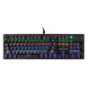 Tastiera mars gaming mk4 meccanica rgb switch blue italiano nero