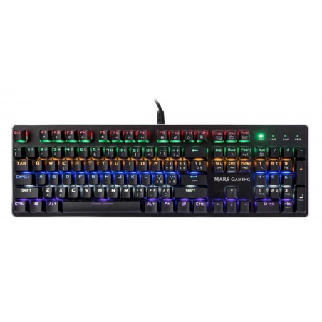 Tastiera mars gaming mk4 meccanica rgb switch brown italiano nero
