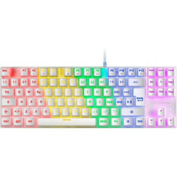 Tastiera mars gaming mk80 tkl meccanica frgb swich red italiano bianco