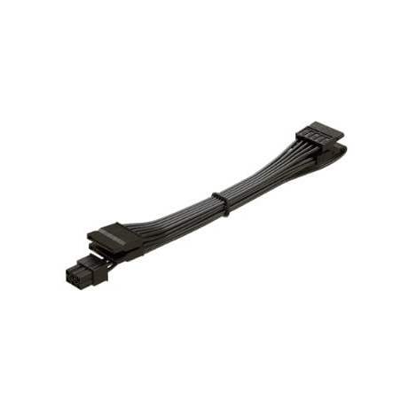 Cavo adattatore seasonic per psu 1x3 pin a 4 x sata right nero