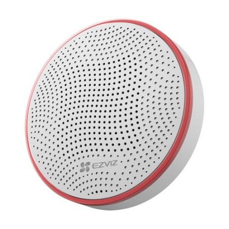 Sirena da esterno ezviz t9c wireless 90-105db bianco/rosso [ezt9c]