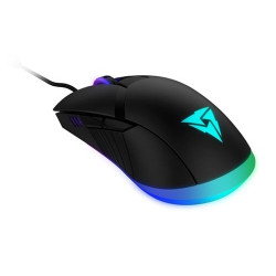 Mouse thunder x3 am7 con fili ottico 1200dpi nero/grigio