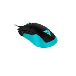 Mouse thunderx3 rm5 con fili ottico 5000dpi nero/grigio