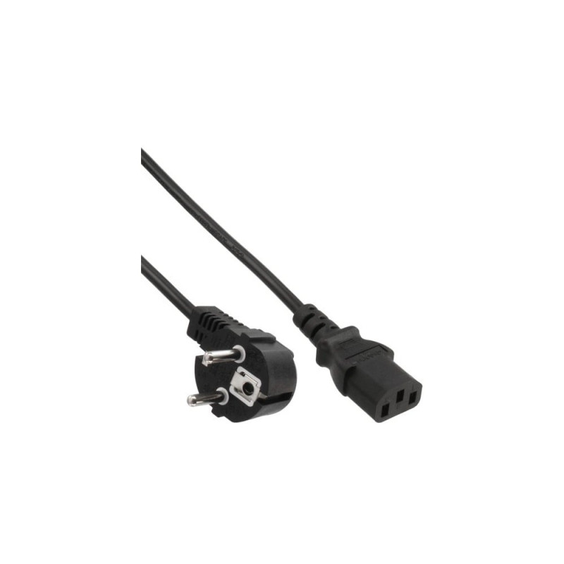 Cavo di alimentazione inline spina cee 77 1.8m nero