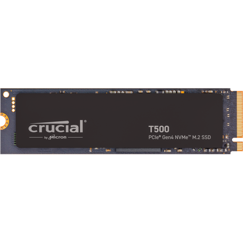Ssd 500gb crucial t500 pcie gen4 nvme m.2 nero [ct500t500ssd8]