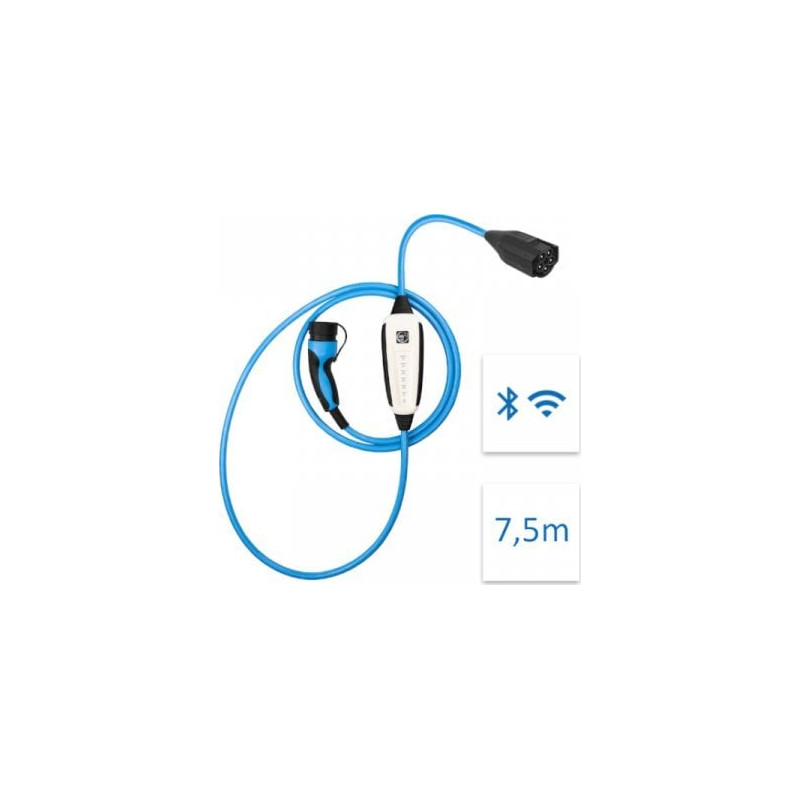 Caricatore per auto elettriche nrgkick 32a pure 7.5m blu/nero [12701000]