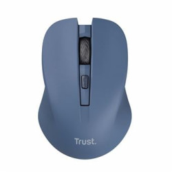 Mouse trust mydo silent wireless ottico 1800dpi blu [25041]
