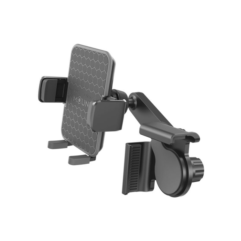 Supporto da auto celly per monitor/cruscotto tesla nero [mountventplust]