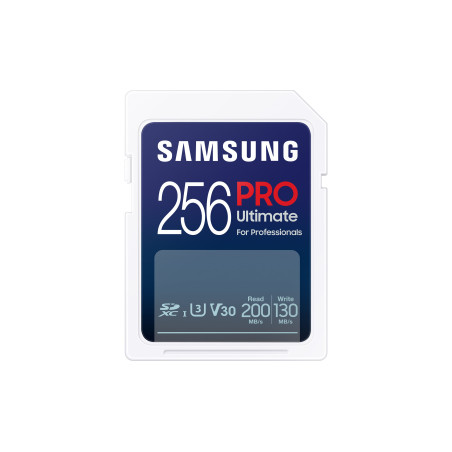 Scheda di memoria 256gb samsung pro ultimate sdxc bianco [mb-sy256s/ww]