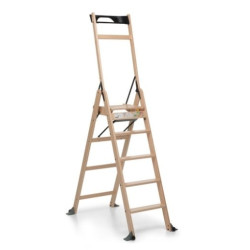 Scala foppapedretti lascala 5.0 pieghevole in legno naturale