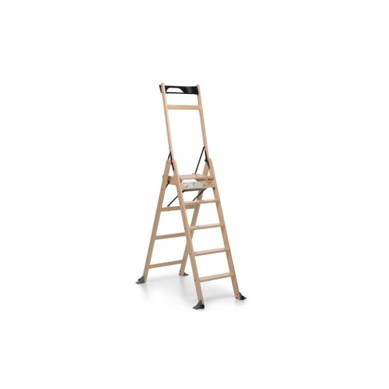 Scala foppapedretti lascala 5.0 pieghevole in legno naturale