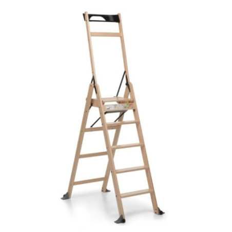 Scala foppapedretti lascala 5.0 pieghevole in legno naturale
