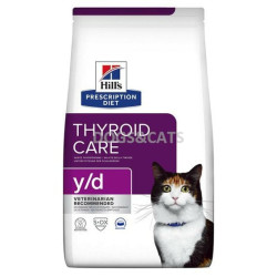 Mangime secco hill's prescription diet y/d thyroid care 3x3kg