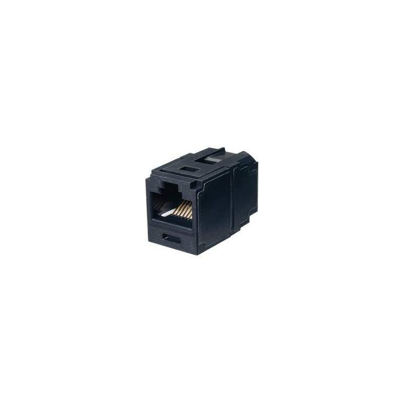 Accoppiatore panduit rj45 cat6a abs sintetico nero [cc6x88bl]