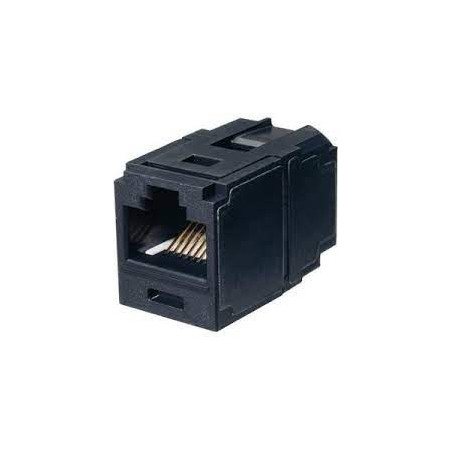 Accoppiatore panduit rj45 cat6a abs sintetico nero [cc6x88bl]
