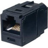 Accoppiatore panduit rj45 cat6a abs sintetico nero [cc6x88bl]